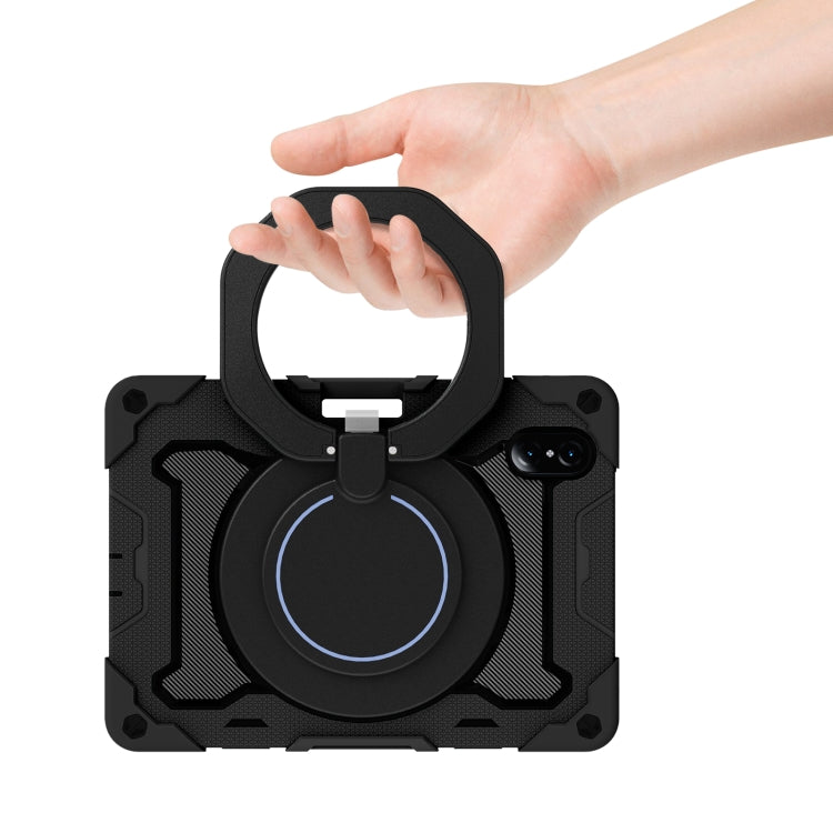 For Honor Tablet V7 Pro Armor Contrast Color Silicone + PC Tablet Case(Black) - Honor by buy2fix | Online Shopping UK | buy2fix