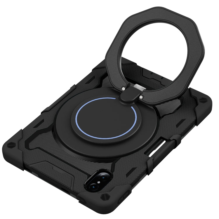 For Honor Tablet V7 Pro Armor Contrast Color Silicone + PC Tablet Case(Black) - Honor by buy2fix | Online Shopping UK | buy2fix