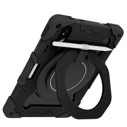 For Honor Tablet V7 Pro Armor Contrast Color Silicone + PC Tablet Case(Black) - Honor by buy2fix | Online Shopping UK | buy2fix