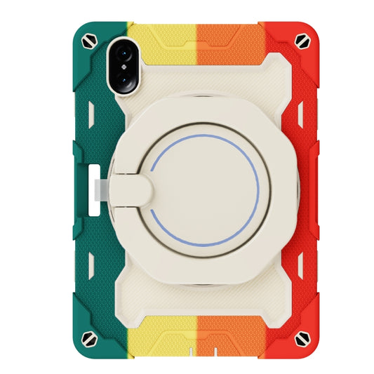 For Honor Tablet V7 Pro Armor Contrast Color Silicone + PC Tablet Case(Colorful Red) - Honor by buy2fix | Online Shopping UK | buy2fix