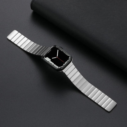 Magnetic Steel Watch Band For Apple Watch Ultra 49mm&Watch Ultra 2 49mm / Series 9&8&7 45mm / SE 3&SE 2&6&SE&5&4 44mm / 3&2&1 42mm(Rose Pink) by buy2fix