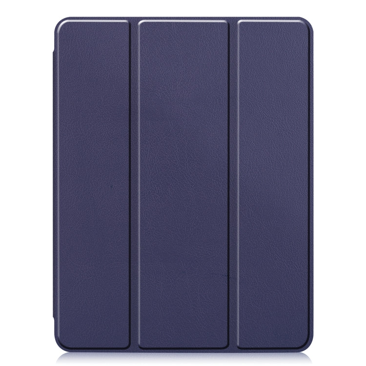 For iPad Pro 11 inch 2020 Custer Pattern TPU Smart Tablet Holster with Sleep Function & Tri-Fold Bracket & Pen Slot(Blue) - iPad Pro 11 (2020) Cases by buy2fix | Online Shopping UK | buy2fix
