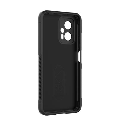 For Xiaomi Redmi Note 11T Pro Magic Shield TPU + Flannel Phone Case(Black) - Xiaomi Cases by buy2fix | Online Shopping UK | buy2fix