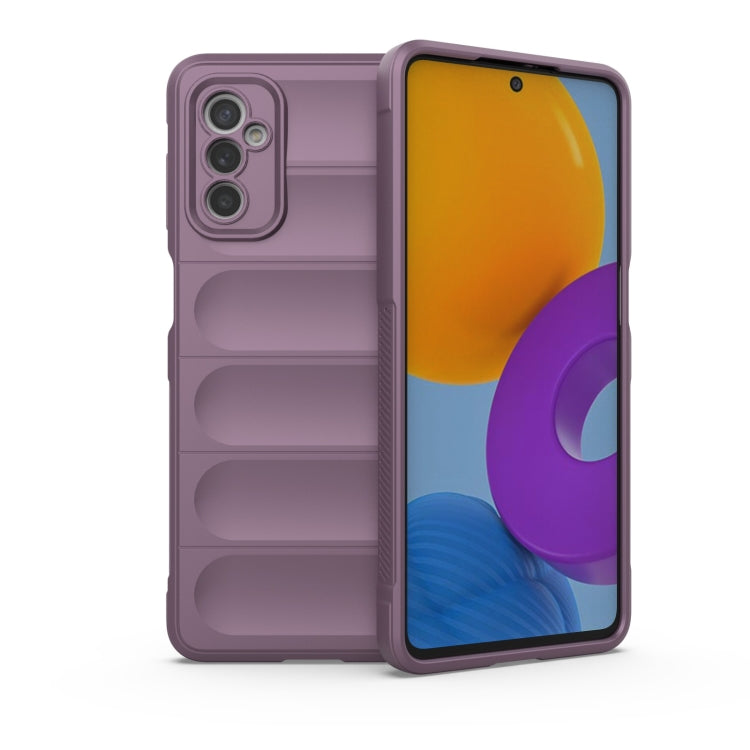 For Samsung Galaxy M52 5G Magic Shield TPU + Flannel Phone Case(Purple) by buy2fix