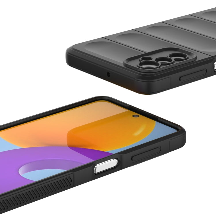 For Samsung Galaxy M52 5G Magic Shield TPU + Flannel Phone Case(Wine Red) by buy2fix