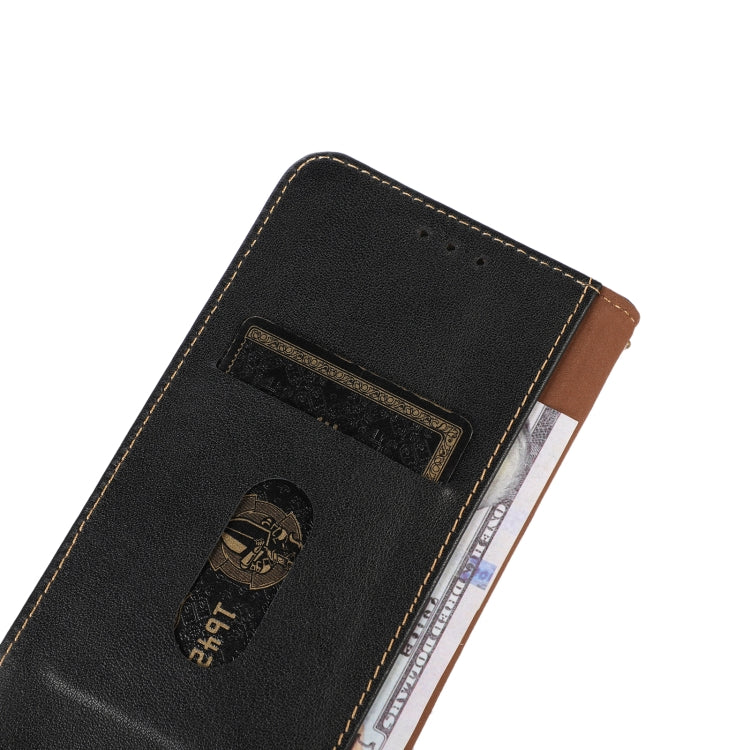 For Huawei Enjoy 50 CN / nova Y70 Plus / Y70 4G CN KHAZNEH Nappa Top Layer Cowhide Leather Phone Case(Black) - Huawei Cases by buy2fix | Online Shopping UK | buy2fix
