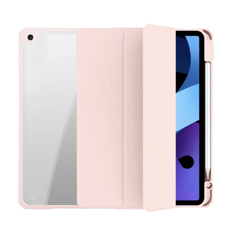 For iPad 10.2 2021 / 2020 / 2019 Mutural Pinyue Series Smart Leather Tablet Case(Pink) by Mutural