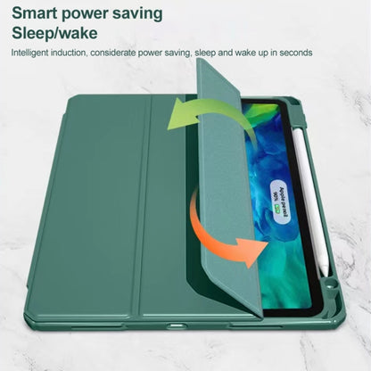 For iPad 10.2 2021 / 2020 / 2019 Mutural Pinyue Series Smart Leather Tablet Case(Green) by Mutural
