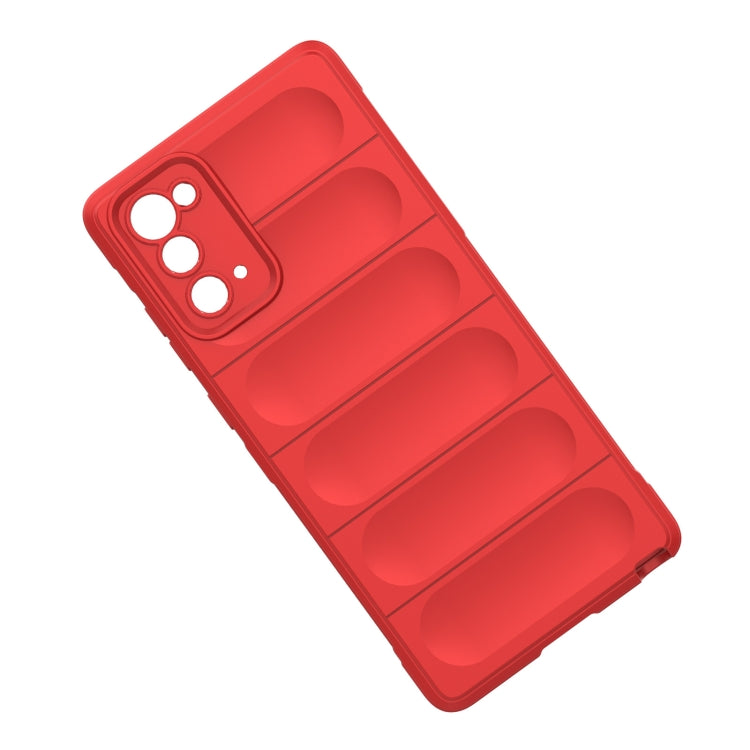 For Samsung Galaxy Note20 Magic Shield TPU + Flannel Phone Case(Grey) by buy2fix