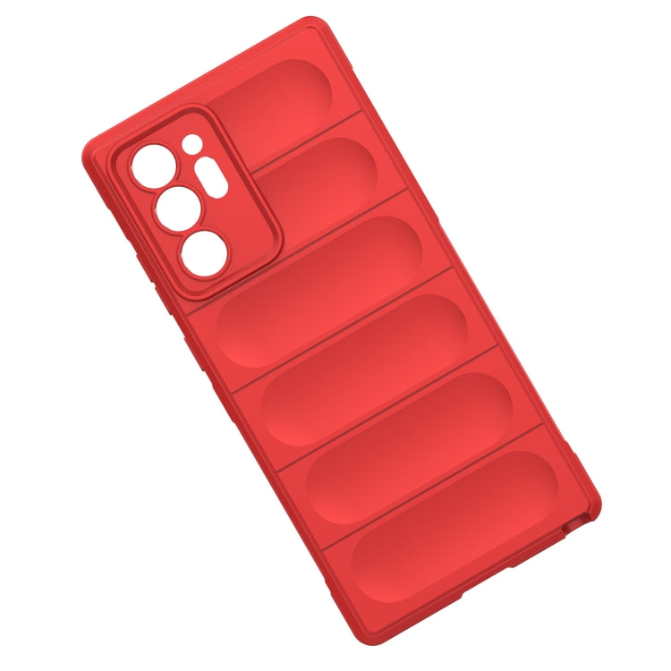 For Samsung Galaxy Note20 Ultra Magic Shield TPU + Flannel Phone Case(Light Blue) by buy2fix