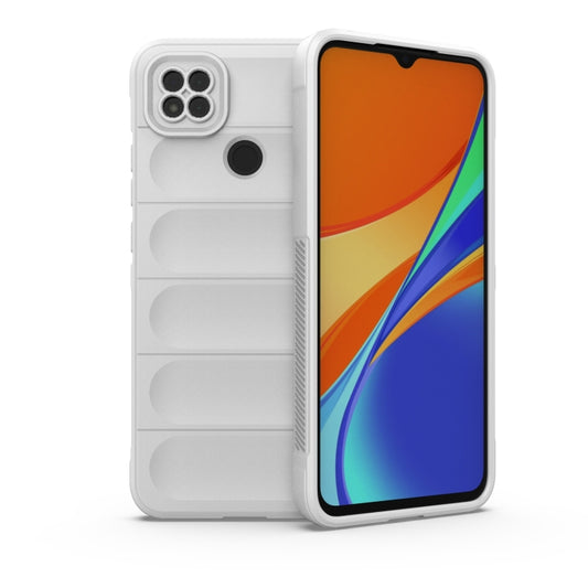 For Xiaomi Redmi 9C Magic Shield TPU + Flannel Phone Case(White) - Xiaomi Cases by buy2fix | Online Shopping UK | buy2fix