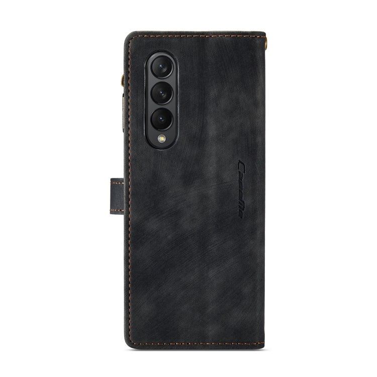 For Samsung Galaxy Z Fold3 5G CaseMe C30 Multifunctional Phone Leather Phone Case(Black) - Galaxy Phone Cases by CaseMe | Online Shopping UK | buy2fix