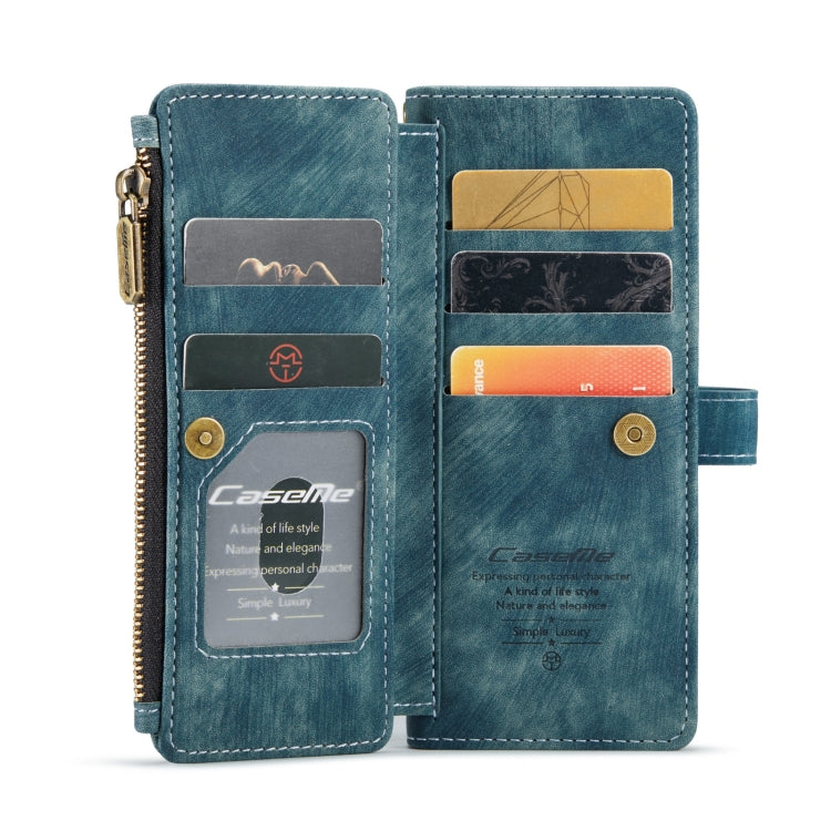 For Samsung Galaxy Z Fold3 5G CaseMe C30 Multifunctional Phone Leather Phone Case(Blue) - Galaxy Phone Cases by CaseMe | Online Shopping UK | buy2fix