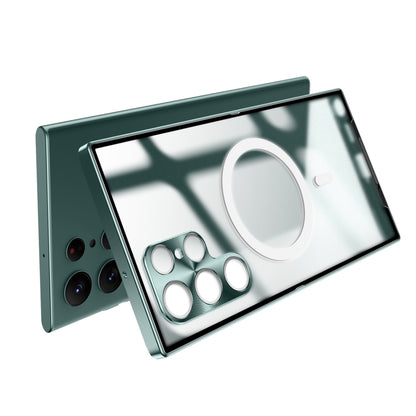 For Samsung Galaxy S22 Ultra Frosted Metal Phone Case(Blue) - Galaxy S22 Ultra 5G Cases by buy2fix | Online Shopping UK | buy2fix