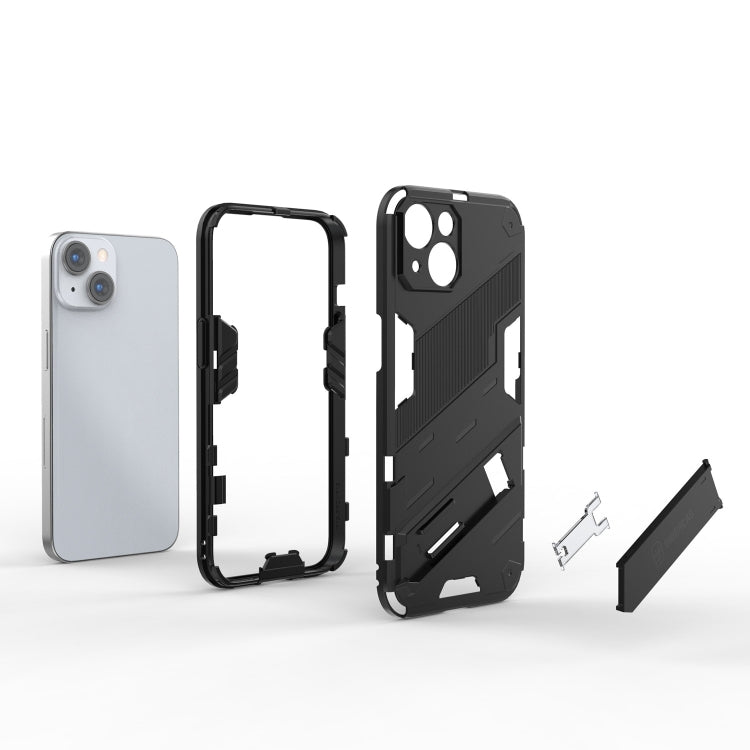 For iPhone 14 Punk Armor 2 in 1 PC + TPU Phone Case (Green) by buy2fix