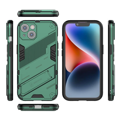 For iPhone 14 Punk Armor 2 in 1 PC + TPU Phone Case (Green) by buy2fix