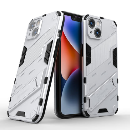 For iPhone 14 Punk Armor 2 in 1 PC + TPU Phone Case (White) by buy2fix