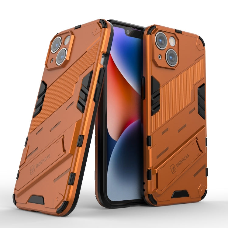 For iPhone 14 Punk Armor 2 in 1 PC + TPU Phone Case (Orange) by buy2fix