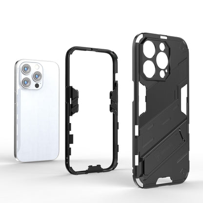 For iPhone 14 Pro Punk Armor 2 in 1 PC + TPU Phone Case(Green) by buy2fix
