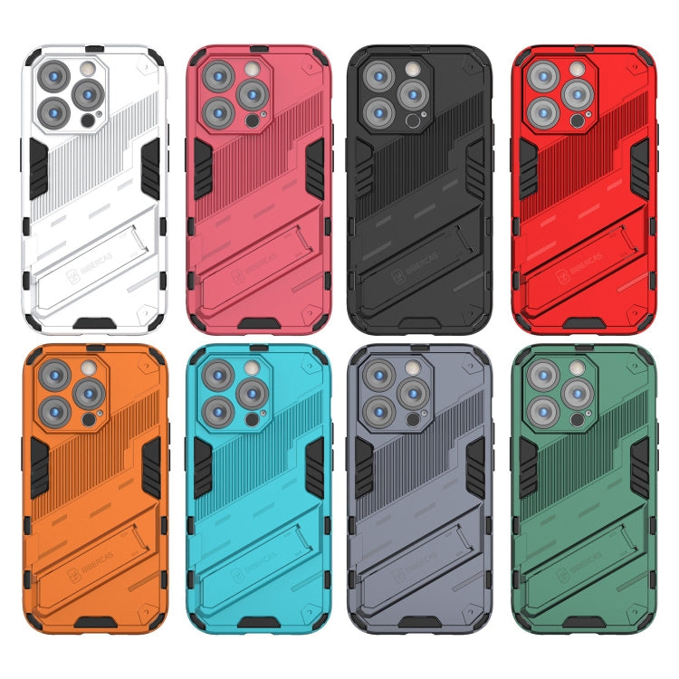 For iPhone 14 Pro Punk Armor 2 in 1 PC + TPU Phone Case(Green) by buy2fix