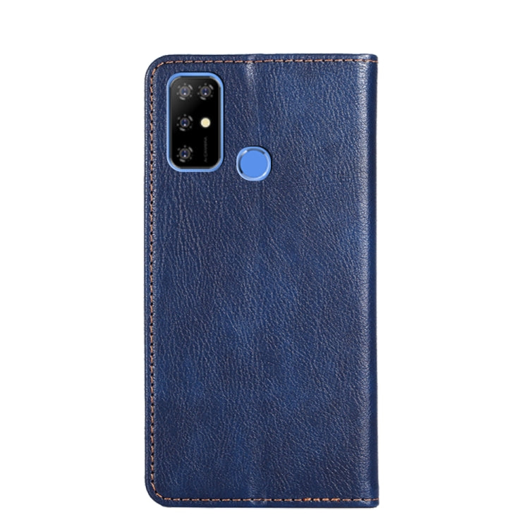 For DOOGEE X96 Pro Gloss Oil Solid Color Magnetic Leather Phone Case(Blue) - Doogee Cases by buy2fix | Online Shopping UK | buy2fix