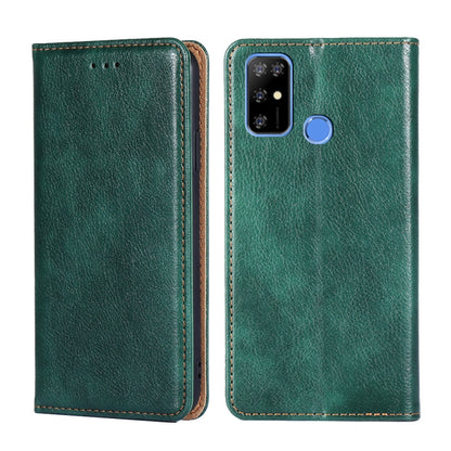 For DOOGEE X96 Pro Gloss Oil Solid Color Magnetic Leather Phone Case(Green) - Doogee Cases by buy2fix | Online Shopping UK | buy2fix