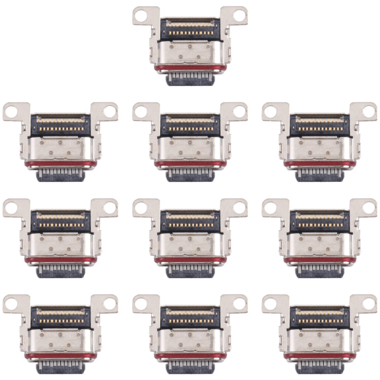 For Samsung Galaxy S22 Ultra 10pcs Charging Port Connector -  by buy2fix | Online Shopping UK | buy2fix
