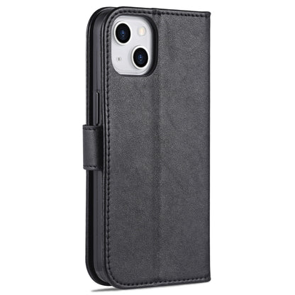 For iPhone 14 Plus AZNS Sheepskin Texture Horizontal Flip Leather Case (Black) - iPhone 14 Plus Cases by AZNS | Online Shopping UK | buy2fix