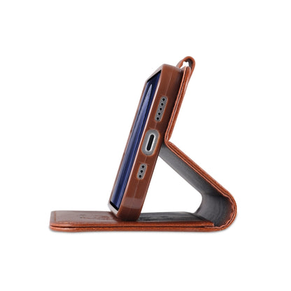 For iPhone 14 Plus AZNS Sheepskin Texture Horizontal Flip Leather Case (Black) - iPhone 14 Plus Cases by AZNS | Online Shopping UK | buy2fix