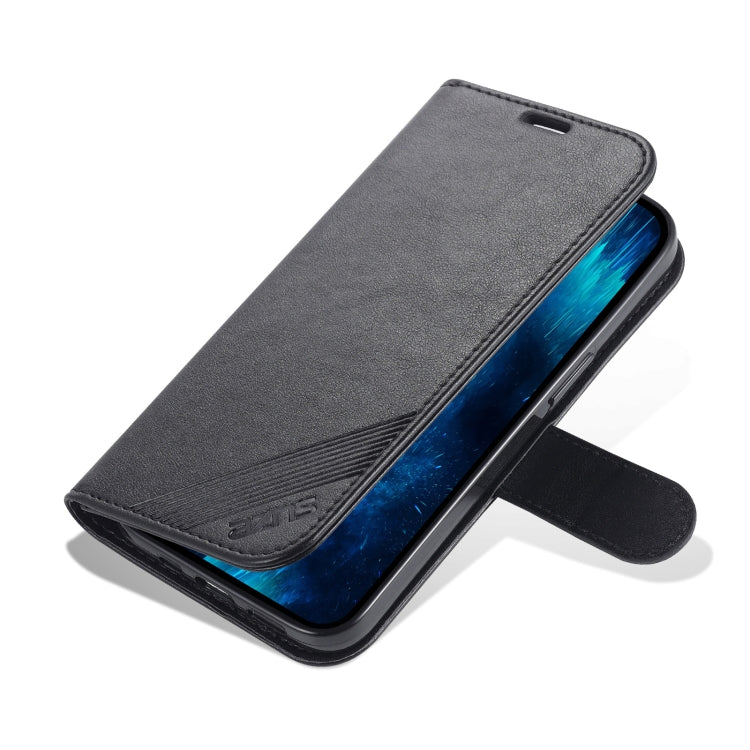 For iPhone 14 Pro AZNS Sheepskin Texture Horizontal Flip Leather Case(Black) - iPhone 14 Pro Cases by AZNS | Online Shopping UK | buy2fix