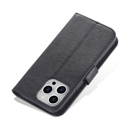 For iPhone 14 Pro Max AZNS Sheepskin Texture Horizontal Flip Leather Case (Black) - iPhone 14 Pro Max Cases by AZNS | Online Shopping UK | buy2fix