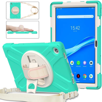 For Lenovo Tab M10 Plus 10.6 3rd Gen 2022 Silicone + PC Protective Tablet Case(Mint Green) - Lenovo by buy2fix | Online Shopping UK | buy2fix