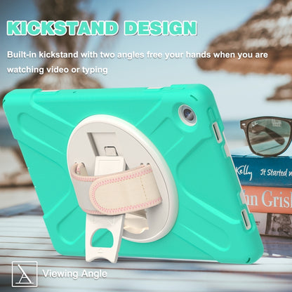 For Lenovo Tab M10 Plus 10.6 3rd Gen 2022 Silicone + PC Protective Tablet Case(Mint Green) - Lenovo by buy2fix | Online Shopping UK | buy2fix