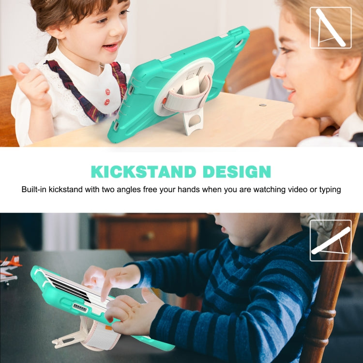 For Lenovo Tab M10 Plus 10.6 3rd Gen 2022 Silicone + PC Protective Tablet Case(Mint Green) - Lenovo by buy2fix | Online Shopping UK | buy2fix