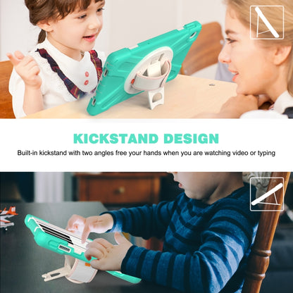 For Lenovo Tab M10 Plus 10.6 3rd Gen 2022 Silicone + PC Protective Tablet Case(Mint Green) - Lenovo by buy2fix | Online Shopping UK | buy2fix