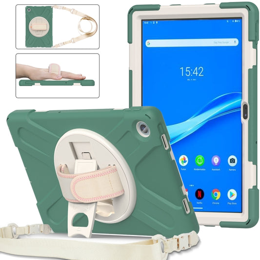 For Lenovo Tab M10 Plus 10.6 3rd Gen 2022 Silicone + PC Protective Tablet Case(Emerald Green) - Lenovo by buy2fix | Online Shopping UK | buy2fix