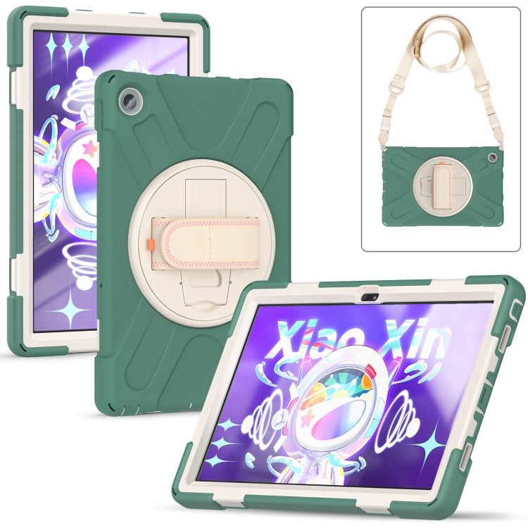 For Lenovo Tab M10 Plus 10.6 3rd Gen 2022 Silicone + PC Protective Tablet Case(Emerald Green) - Lenovo by buy2fix | Online Shopping UK | buy2fix