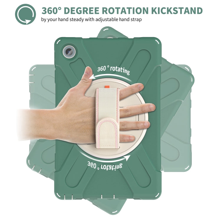 For Lenovo Tab M10 Plus 10.6 3rd Gen 2022 Silicone + PC Protective Tablet Case(Emerald Green) - Lenovo by buy2fix | Online Shopping UK | buy2fix