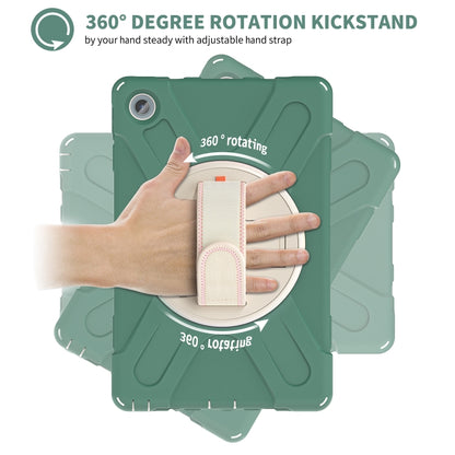 For Lenovo Tab M10 Plus 10.6 3rd Gen 2022 Silicone + PC Protective Tablet Case(Emerald Green) - Lenovo by buy2fix | Online Shopping UK | buy2fix