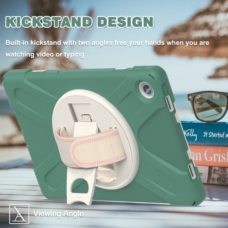 For Lenovo Tab M10 Plus 10.6 3rd Gen 2022 Silicone + PC Protective Tablet Case(Emerald Green) - Lenovo by buy2fix | Online Shopping UK | buy2fix