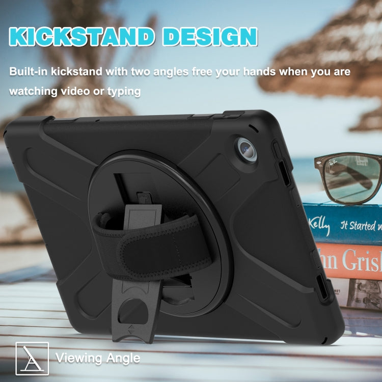 For Lenovo Tab M10 Plus 10.6 3rd Gen 2022 Silicone + PC Protective Tablet Case(Black) - Lenovo by buy2fix | Online Shopping UK | buy2fix