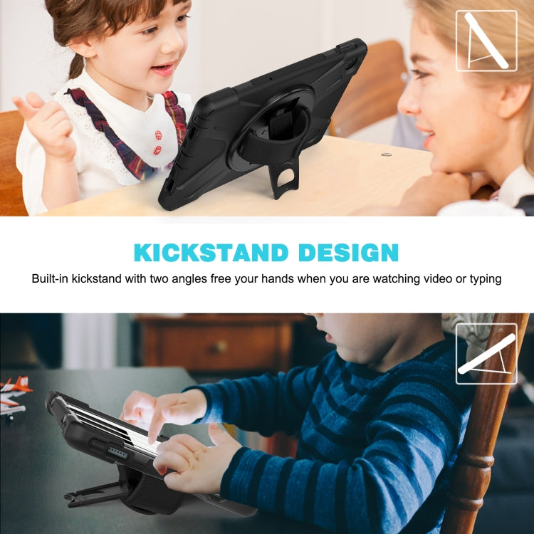 For Lenovo Tab M10 Plus 10.6 3rd Gen 2022 Silicone + PC Protective Tablet Case(Black) - Lenovo by buy2fix | Online Shopping UK | buy2fix