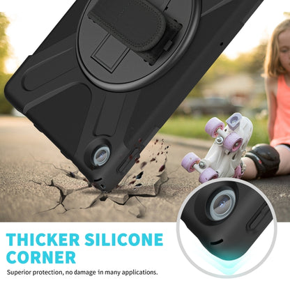 For Lenovo Tab M10 Plus 10.6 3rd Gen 2022 Silicone + PC Protective Tablet Case(Black) - Lenovo by buy2fix | Online Shopping UK | buy2fix