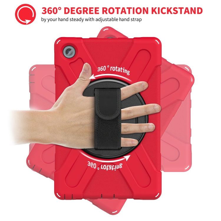 For Lenovo Tab M10 Plus 10.6 3rd Gen 2022 Silicone + PC Protective Tablet Case(Red) - Lenovo by buy2fix | Online Shopping UK | buy2fix