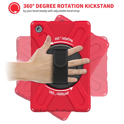 For Lenovo Tab M10 Plus 10.6 3rd Gen 2022 Silicone + PC Protective Tablet Case(Red) - Lenovo by buy2fix | Online Shopping UK | buy2fix