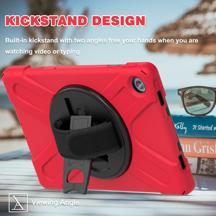 For Lenovo Tab M10 Plus 10.6 3rd Gen 2022 Silicone + PC Protective Tablet Case(Red) - Lenovo by buy2fix | Online Shopping UK | buy2fix