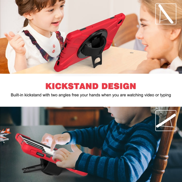 For Lenovo Tab M10 Plus 10.6 3rd Gen 2022 Silicone + PC Protective Tablet Case(Red) - Lenovo by buy2fix | Online Shopping UK | buy2fix