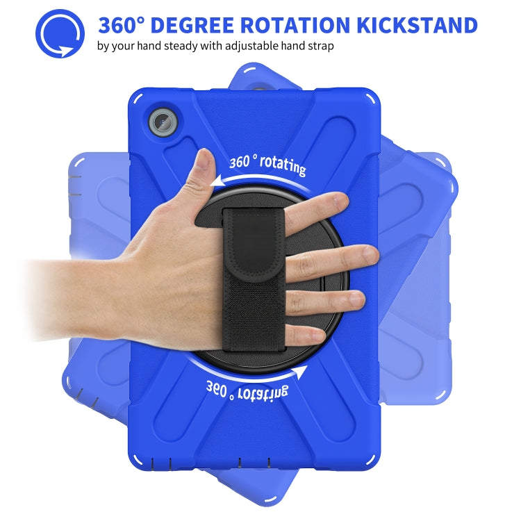 For Lenovo Tab M10 Plus 10.6 3rd Gen 2022 Silicone + PC Protective Tablet Case(Blue) - Lenovo by buy2fix | Online Shopping UK | buy2fix