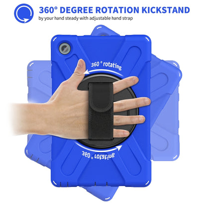 For Lenovo Tab M10 Plus 10.6 3rd Gen 2022 Silicone + PC Protective Tablet Case(Blue) - Lenovo by buy2fix | Online Shopping UK | buy2fix