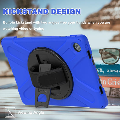 For Lenovo Tab M10 Plus 10.6 3rd Gen 2022 Silicone + PC Protective Tablet Case(Blue) - Lenovo by buy2fix | Online Shopping UK | buy2fix